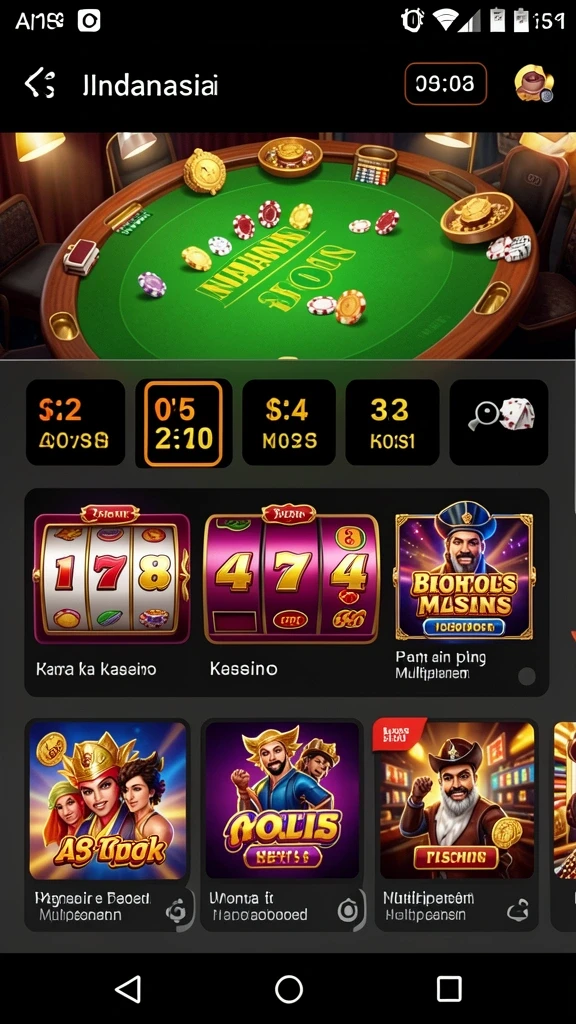 Tampilan utama aplikasi yang menarik dan user-friendly.