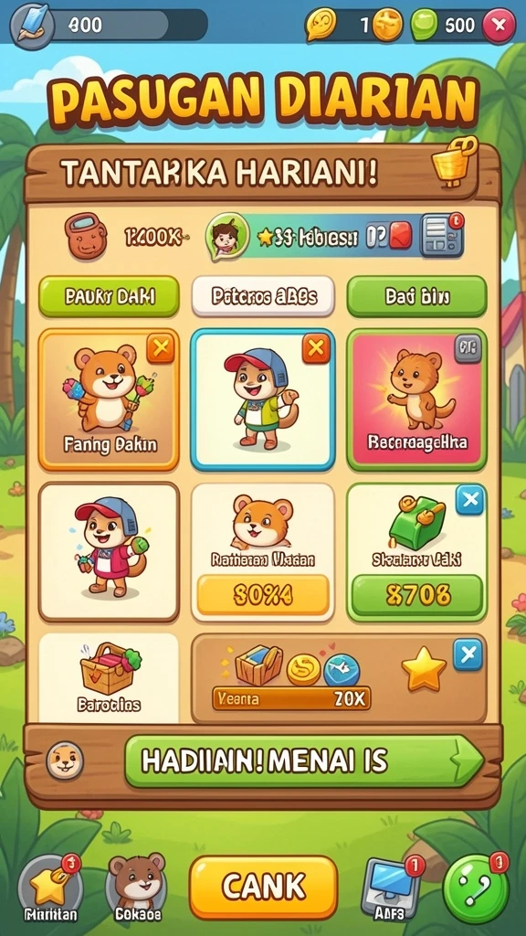 Beragam pilihan permainan yang tersedia untuk semua pengguna.