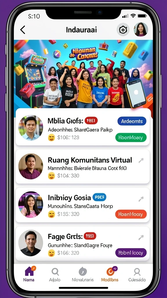 Tampilan beranda yang intuitif dan mudah digunakan.