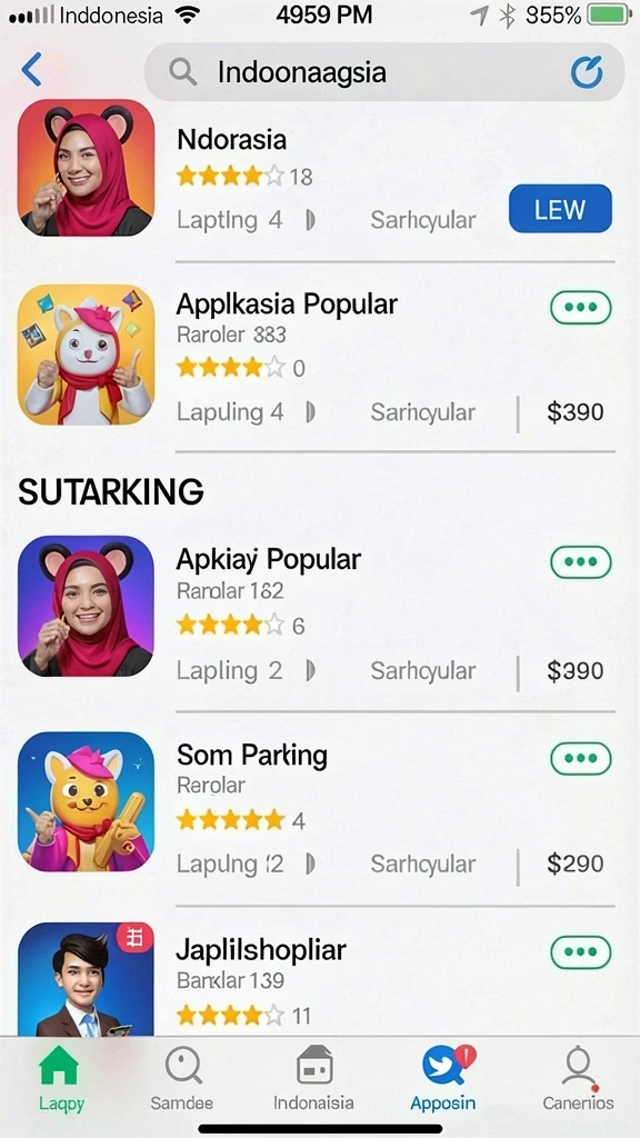 Mode permainan seru yang bisa dipilih.
