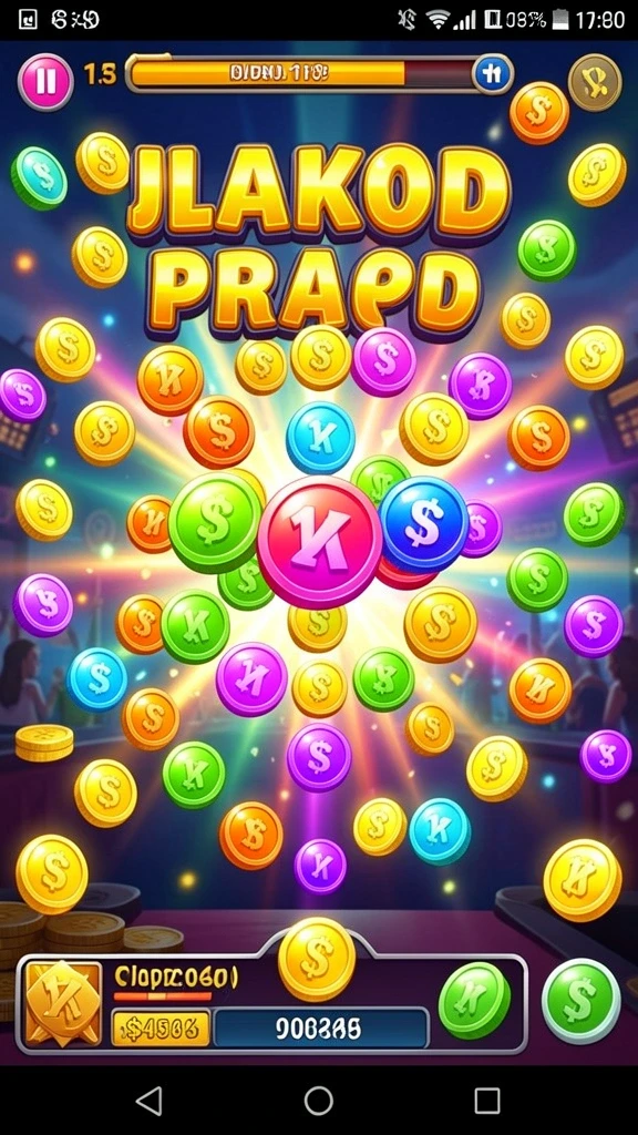 Screenshot menunjukkan tampilan level pertama yang menarik.