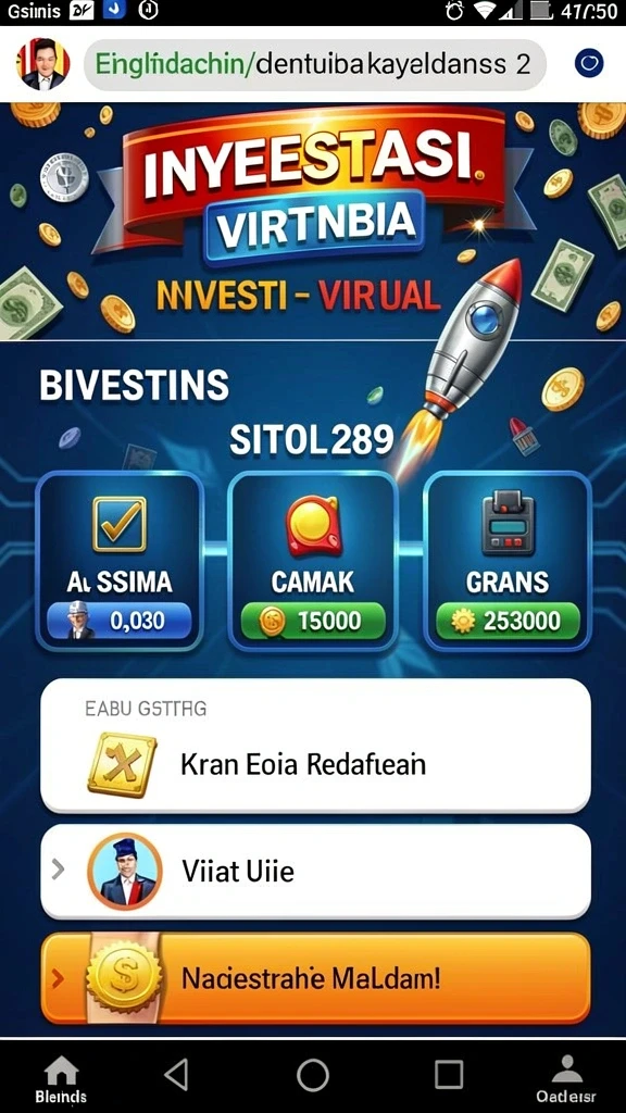 Tampilan antarmuka pengguna yang menarik.