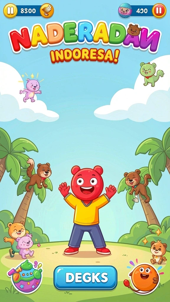 Tampilan utama game CACOR78 yang memukau.