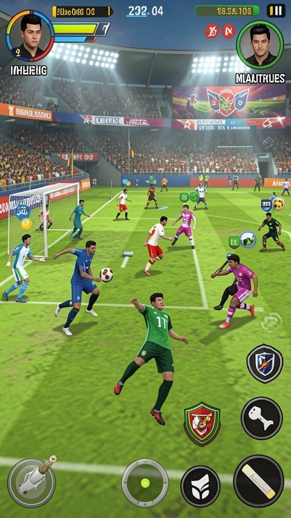 Mode multiplayer untuk bermain dengan teman atau orang lain.
