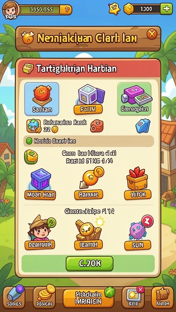 Tantangan seru dalam setiap level permainan.