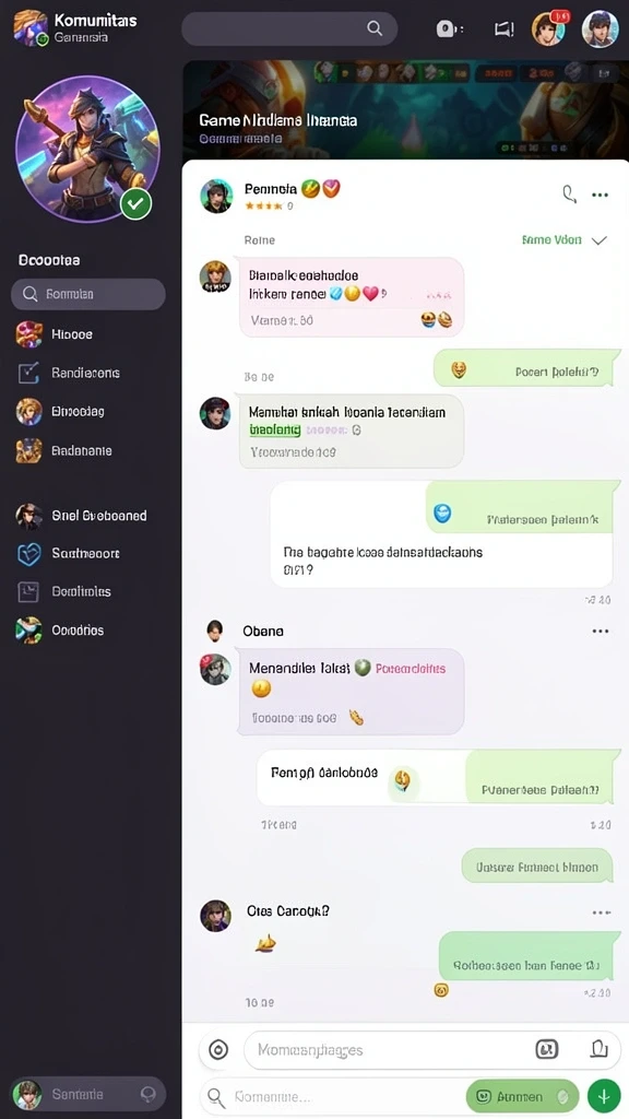 Tampilan awal yang menarik dengan menu intuitif.