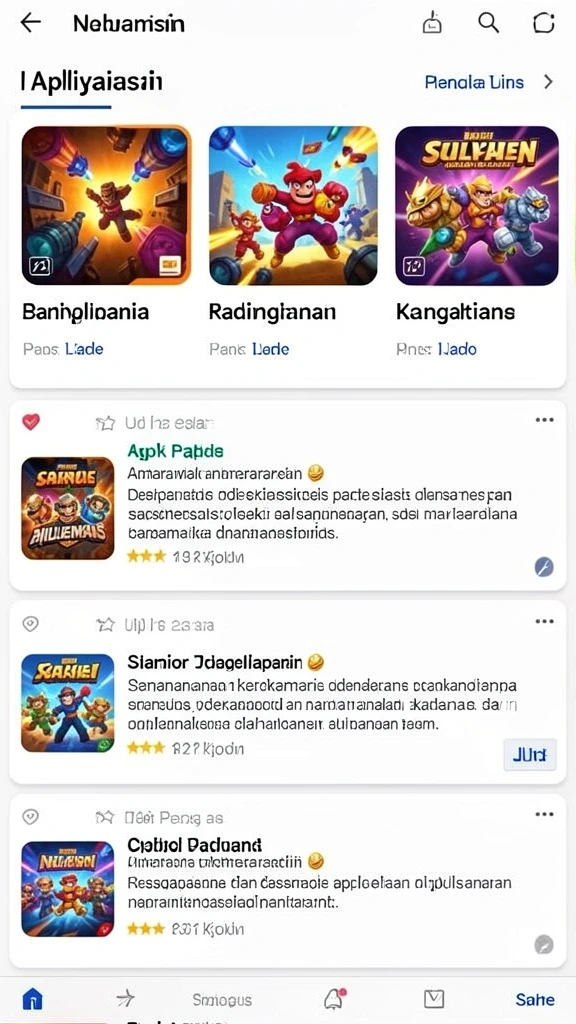 Screenshot 3 menampilkan fitur hadiah yang menggiurkan bagi pemain.