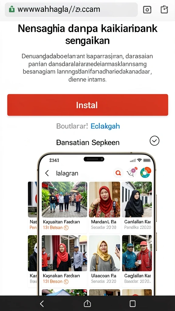 Tampilan antarmuka yang menarik dan modern.