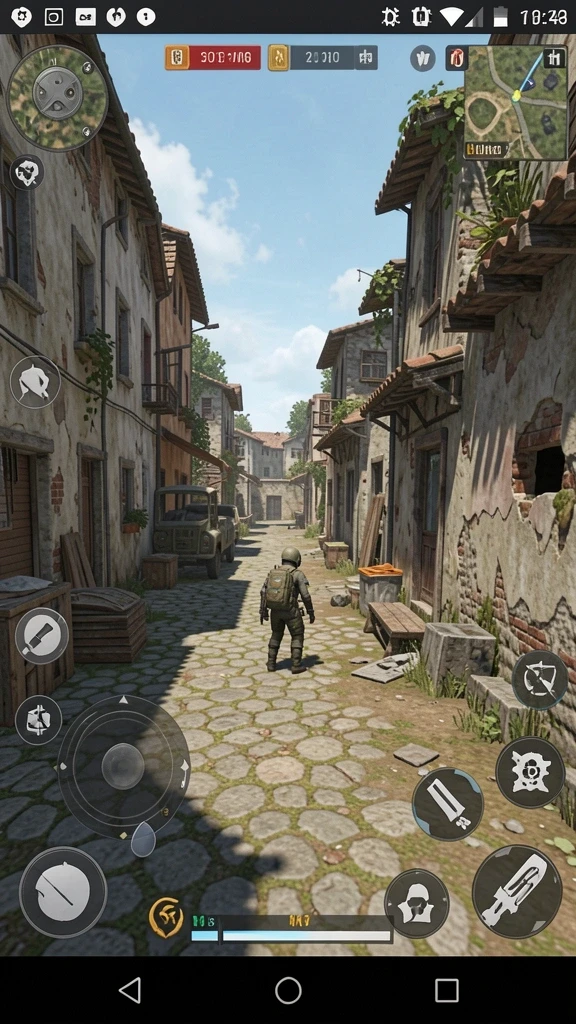 Level eksplorasi dengan pemandangan indah dan detail yang luar biasa.