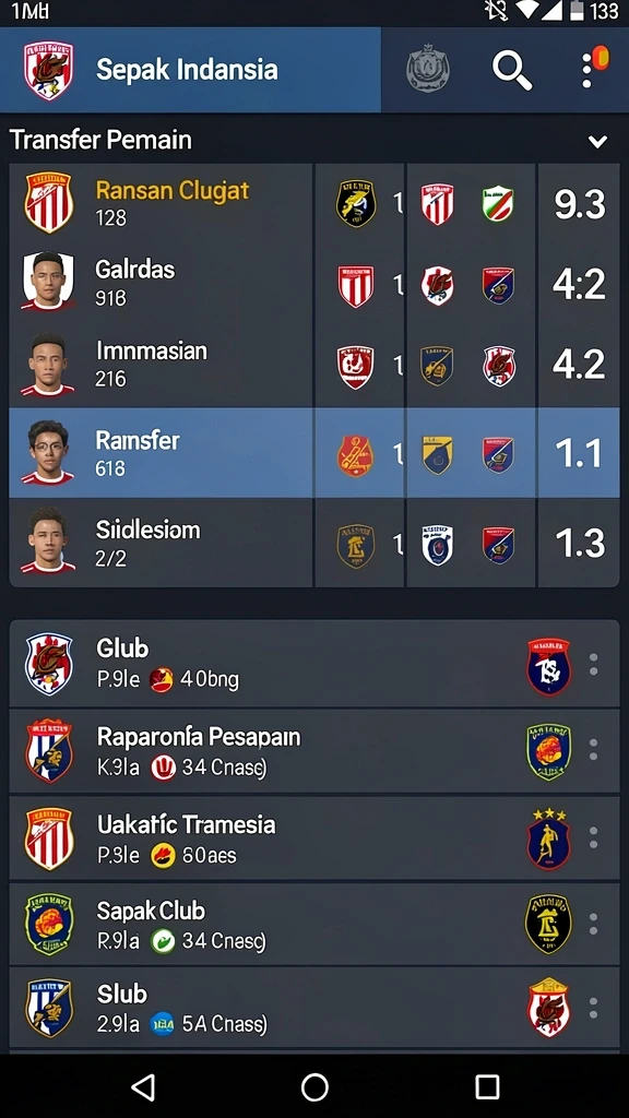 Tampilan antarmuka JAWARA79 yang modern dan menarik.