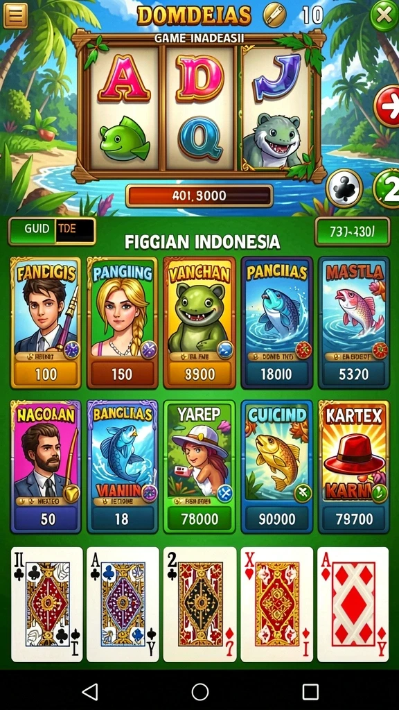 Fitur petualangan yang seru dan mendebarkan.