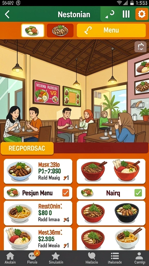 Tantangan harian untuk meningkatkan kemampuan bermain.