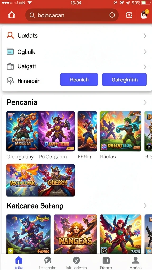 Tampilan antarmuka yang menarik dan mudah digunakan.