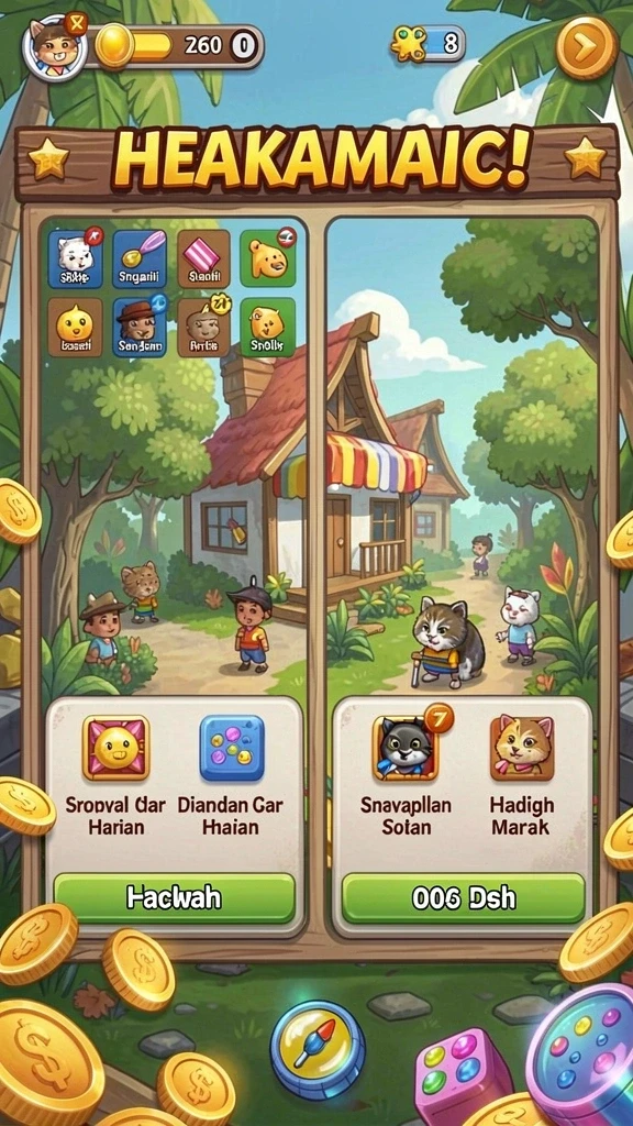Tampilan menarik dari permainan slot yang tersedia.