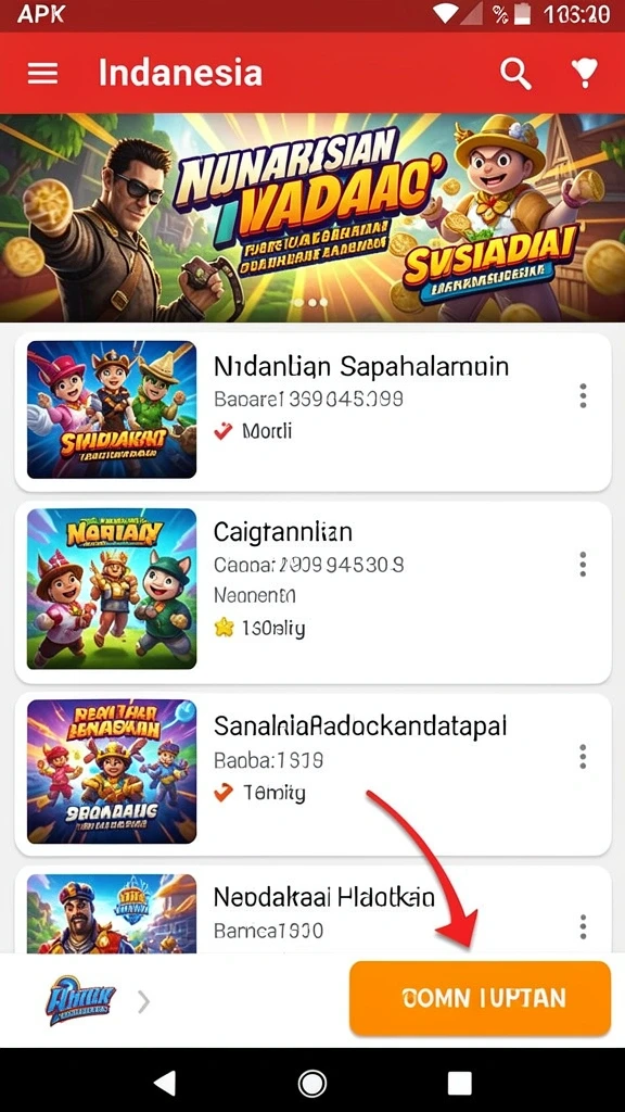 Banyak pilihan permainan yang seru dan menantang.