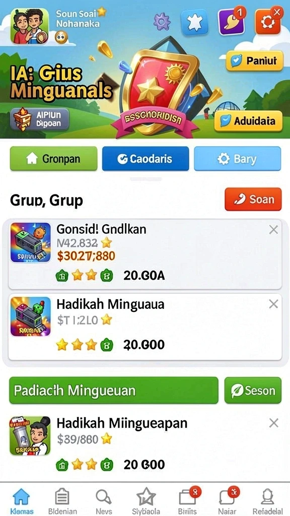 Screenshot aplikasi PAHAM777 - Tampilan utama yang menarik.