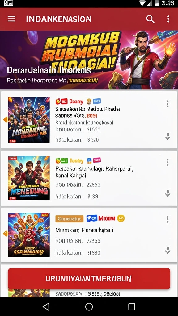 Gameplay seru dengan berbagai tantangan menanti Anda.