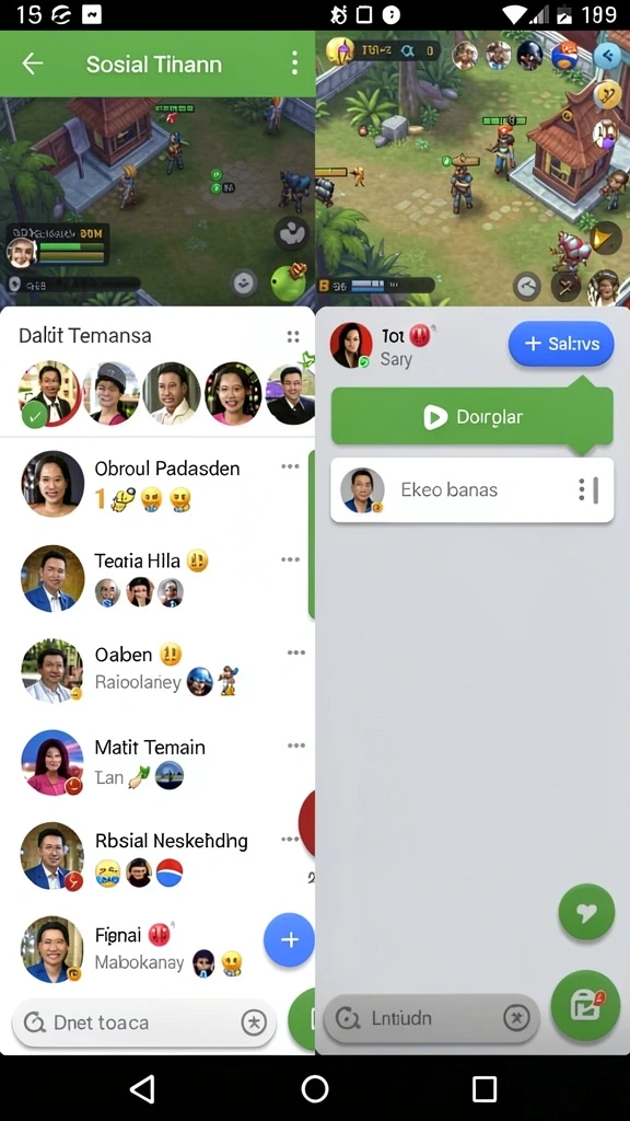 Tangkapan layar menampilkan karakter utama dalam aksi.