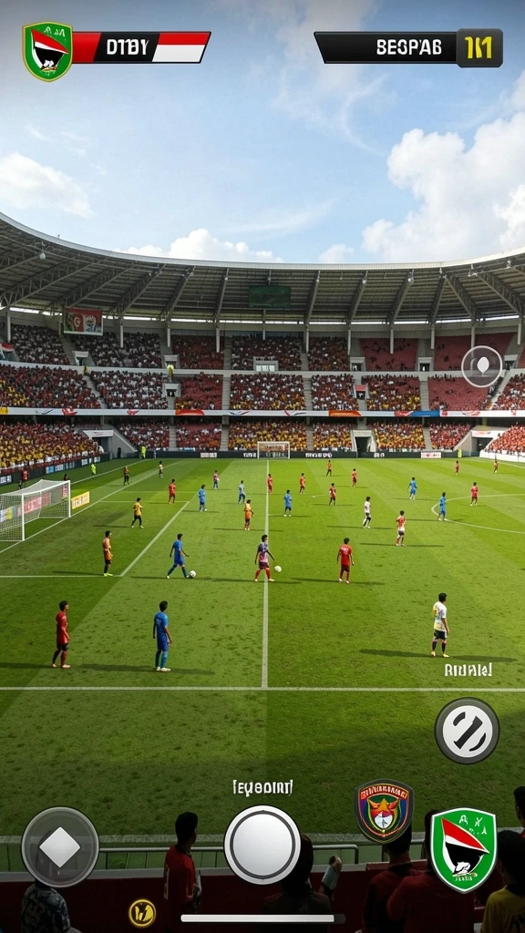 Aksi pertarungan sengit dalam game yang menegangkan.