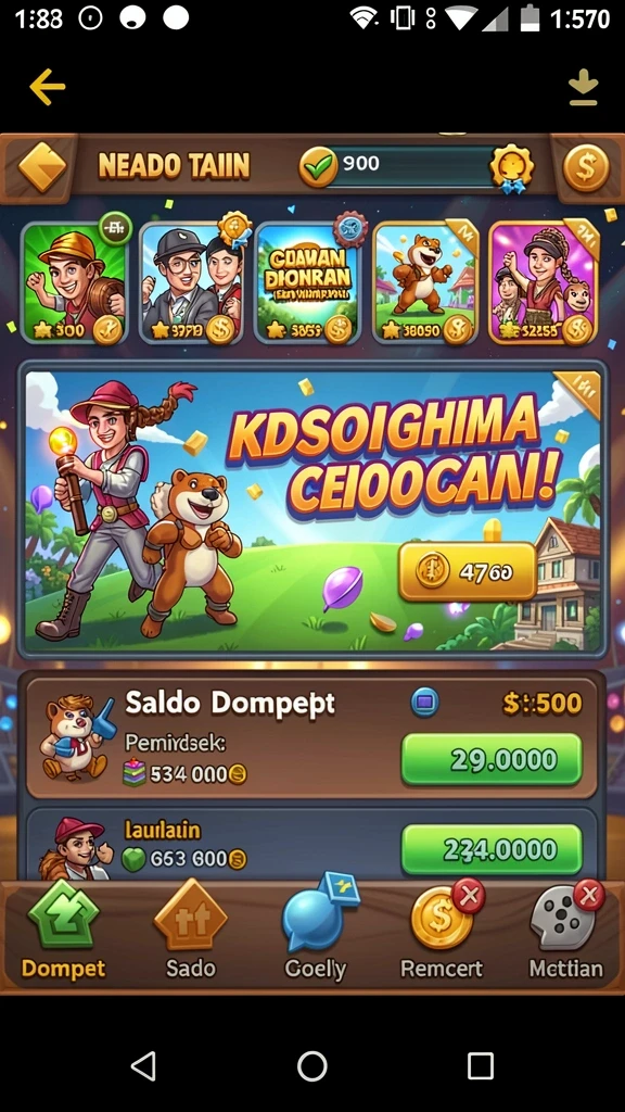 Tampilan utama aplikasi TOGEL62 yang intuitif.